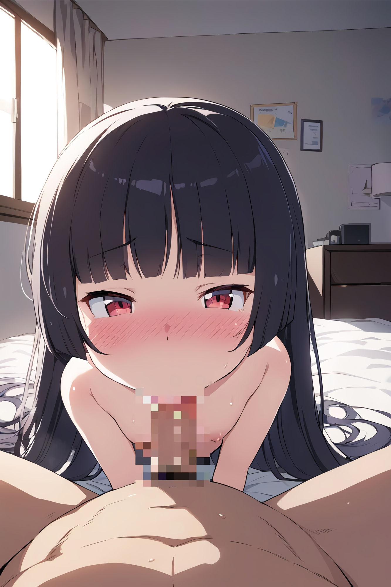 サンプル画像6:◯妹:愛する黒猫にガッツリ中出しして孕ませた(ターゲットノ女AI) [d_399396]