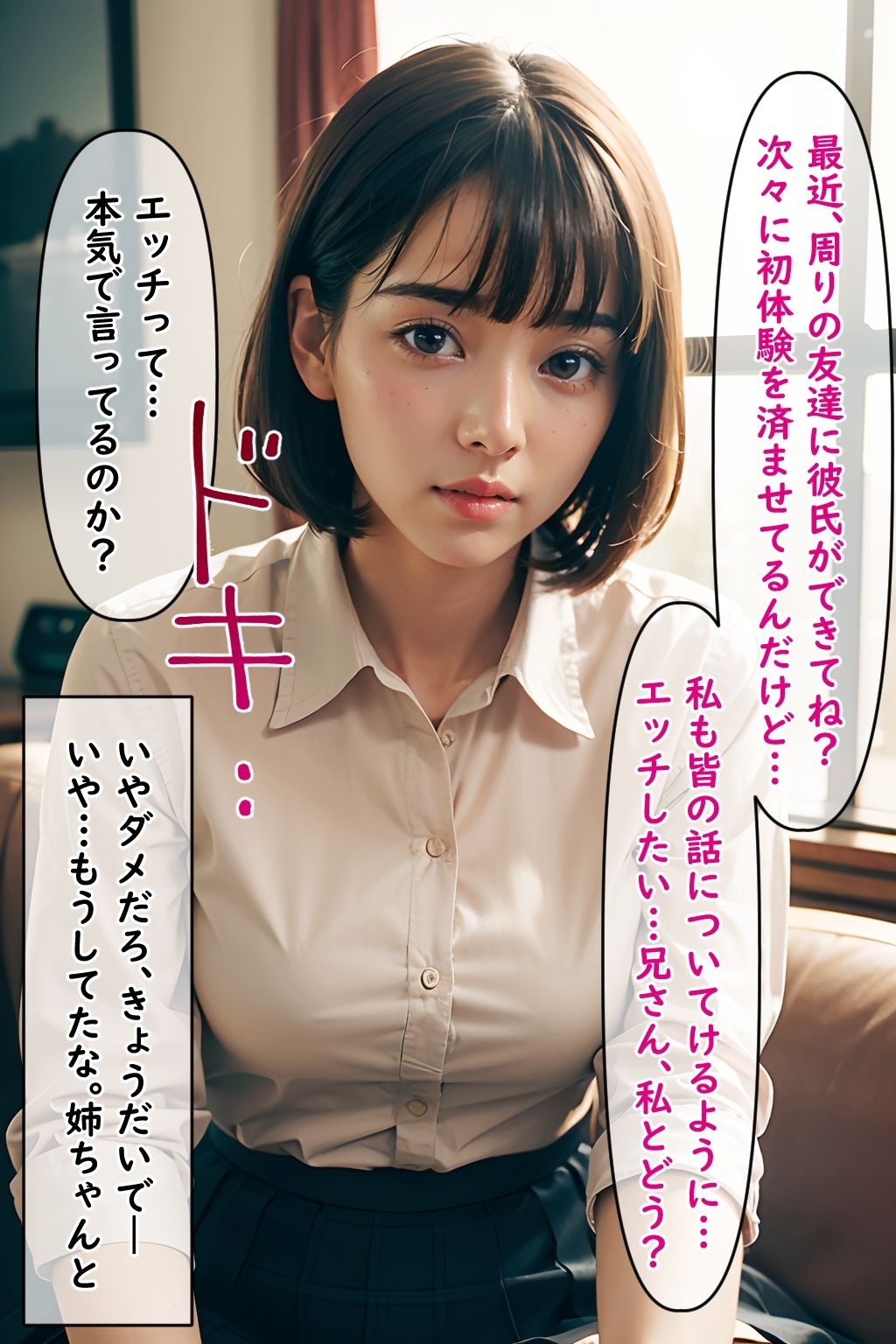 サンプル画像1:家族性活2:甘えん坊の妹編ー妹の初エッチの相手はまさかの兄！？ー(官能マンガ（むらぽん）) [d_399397]