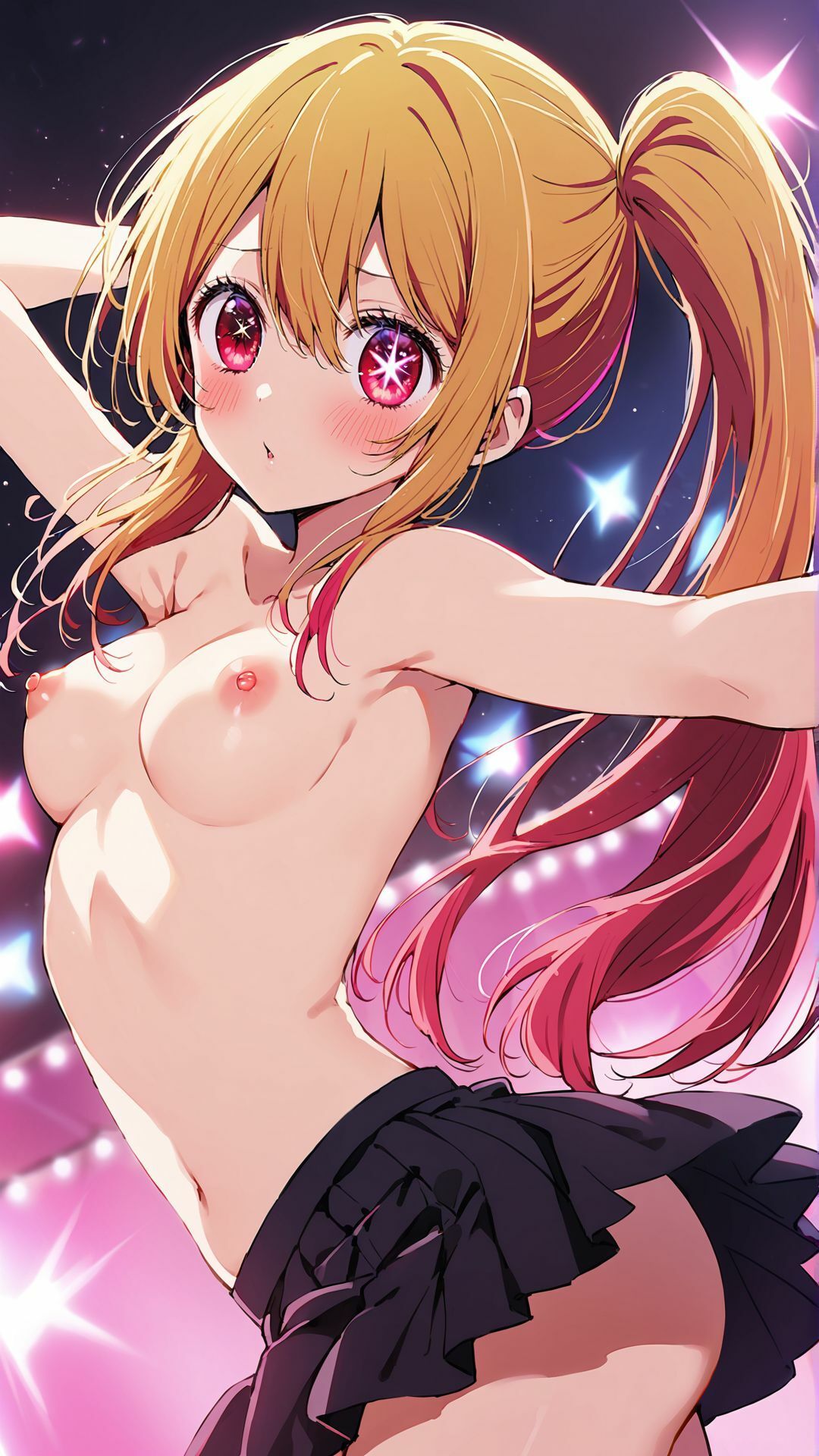 サンプル画像3:究極で完璧なアイドル(FOX_AI漫画部) [d_399415]