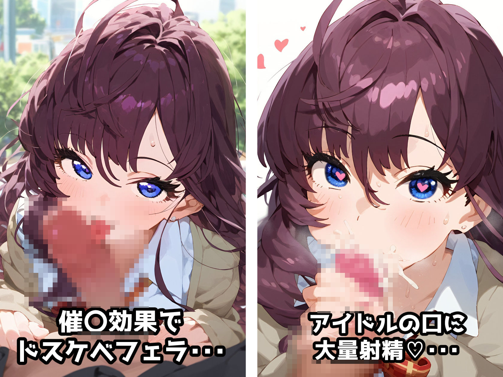 サンプル画像2:催〇NTR！お薬実験キメセクで最高の快楽！アヘ顔オホ堕ちアイドル事務所！一ノ瀬〇希編(れいじんぐハーツ) [d_399431]