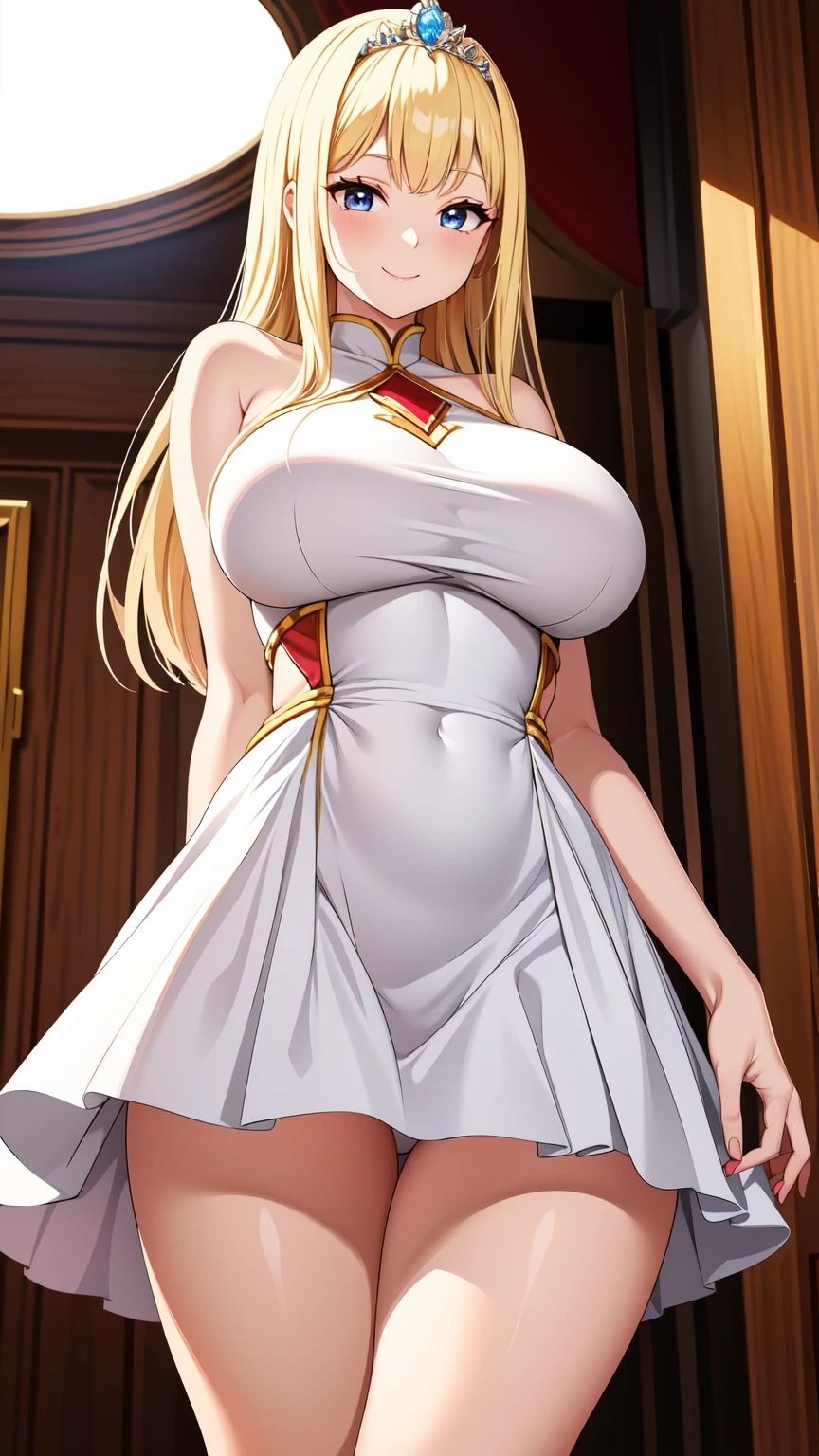 サンプル画像3:爆乳ドレス美女【理想美女イラスト図鑑】(おっぱいおしり研究所) [d_399446]