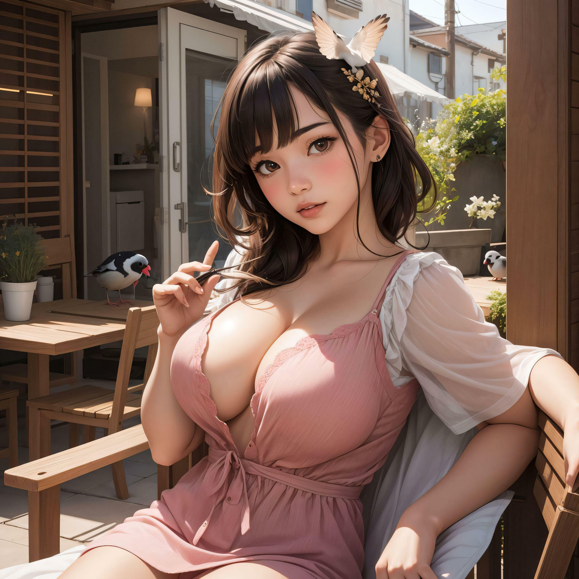 サンプル画像1:おしゃれ魔法淑女(ねこのあしあと) [d_399583]