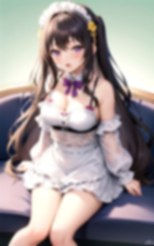 サンプル画像3:Hなメイド服でおねだりする天然淫乱美女コレクション(おやすみOLちゃん) [d_399624]