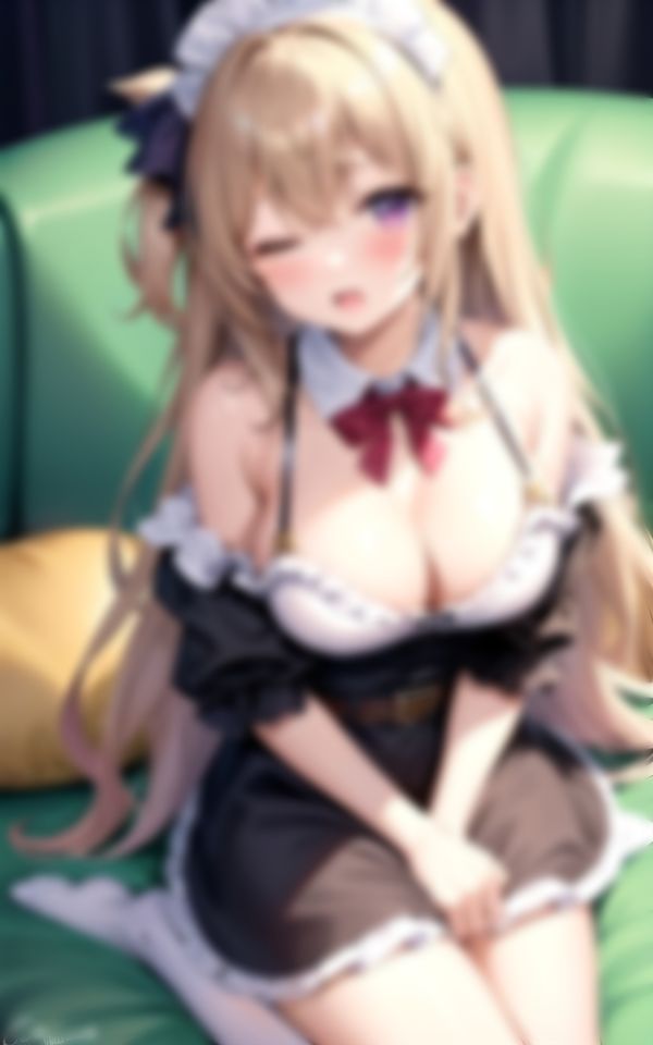 サンプル画像6:Hなメイド服でおねだりする天然淫乱美女コレクション(おやすみOLちゃん) [d_399624]