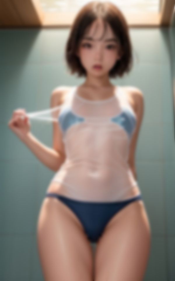 サンプル画像4:エロすぎるスケスケ水着で男を虜にする淫乱女子(AIゆずは) [d_399627]