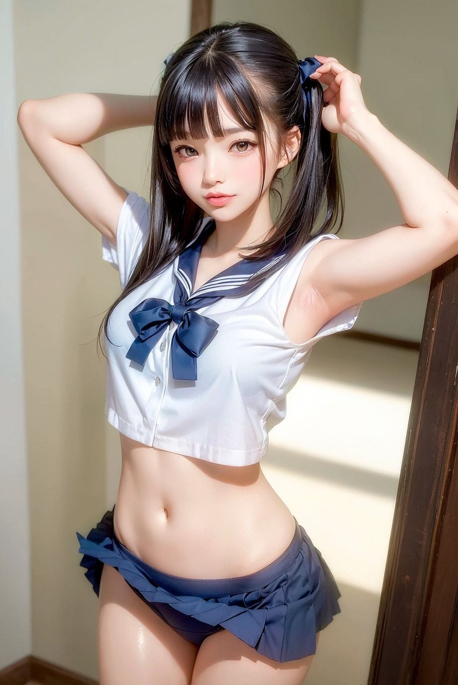 サンプル画像1:ただ可愛いなセーラ服集(773) [d_399648]