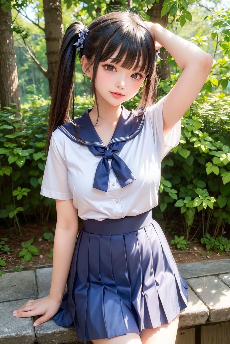 サンプル画像2:ただ可愛いなセーラ服集(773) [d_399648]