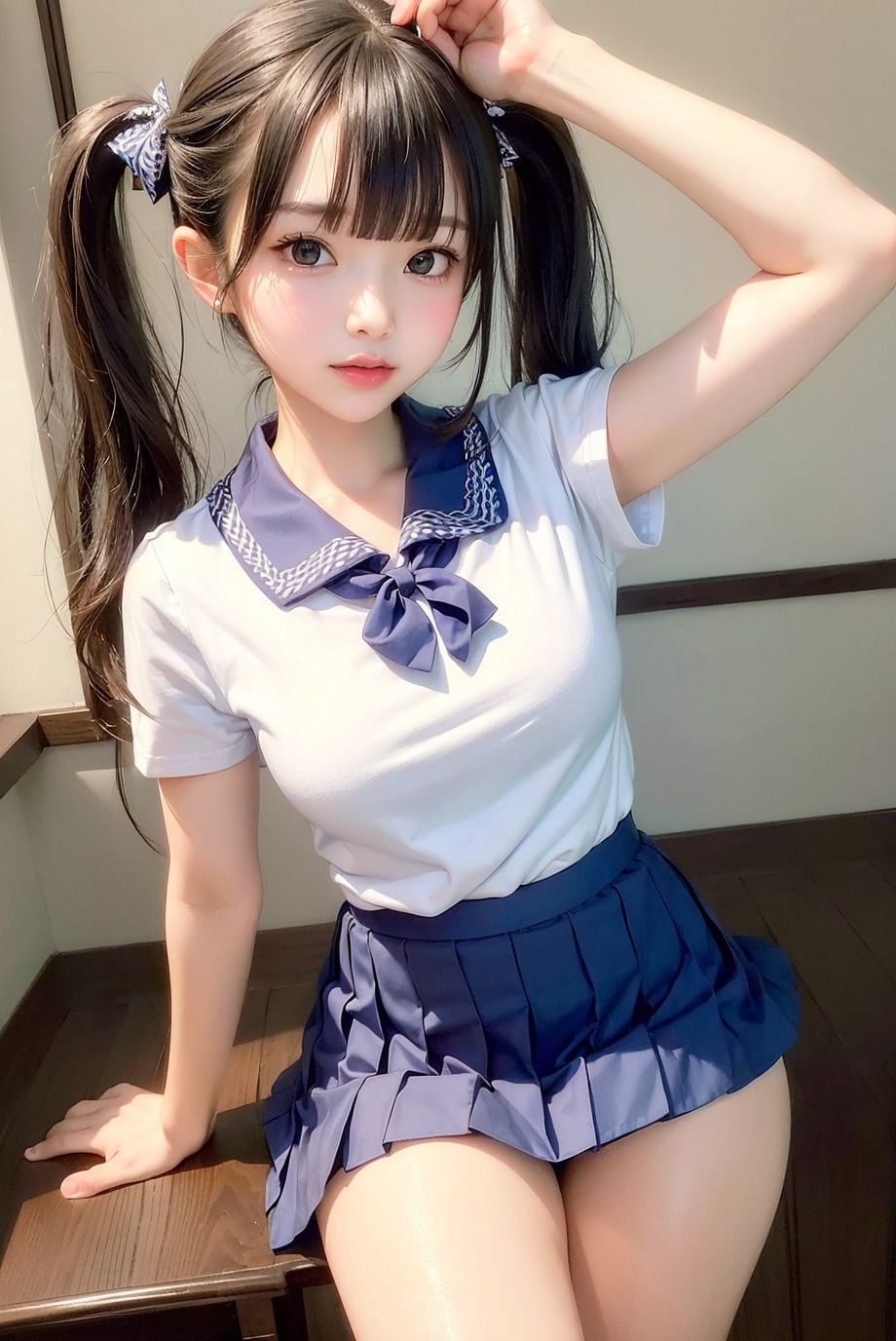 サンプル画像3:ただ可愛いなセーラ服集(773) [d_399648]