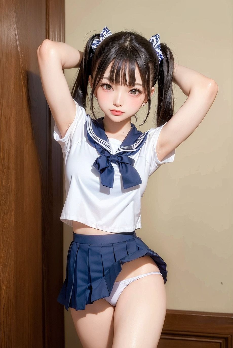 サンプル画像5:ただ可愛いなセーラ服集(773) [d_399648]