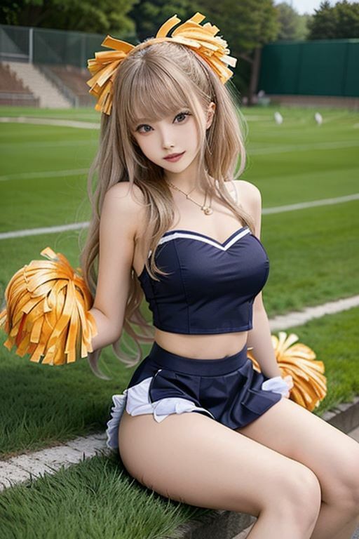 サンプル画像3:あいも 試合よりあついチアリーダーの誘惑300枚(ミツバチ) [d_399656]