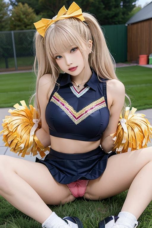 サンプル画像4:あいも 試合よりあついチアリーダーの誘惑300枚(ミツバチ) [d_399656]