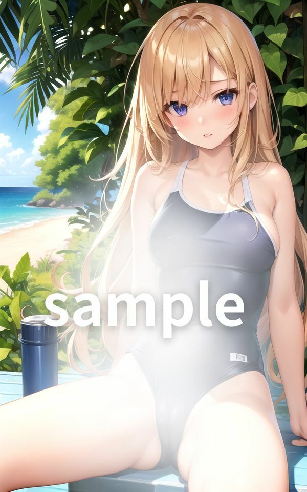 サンプル画像1:ちっぱいスク水女子(AIgreen) [d_399754]