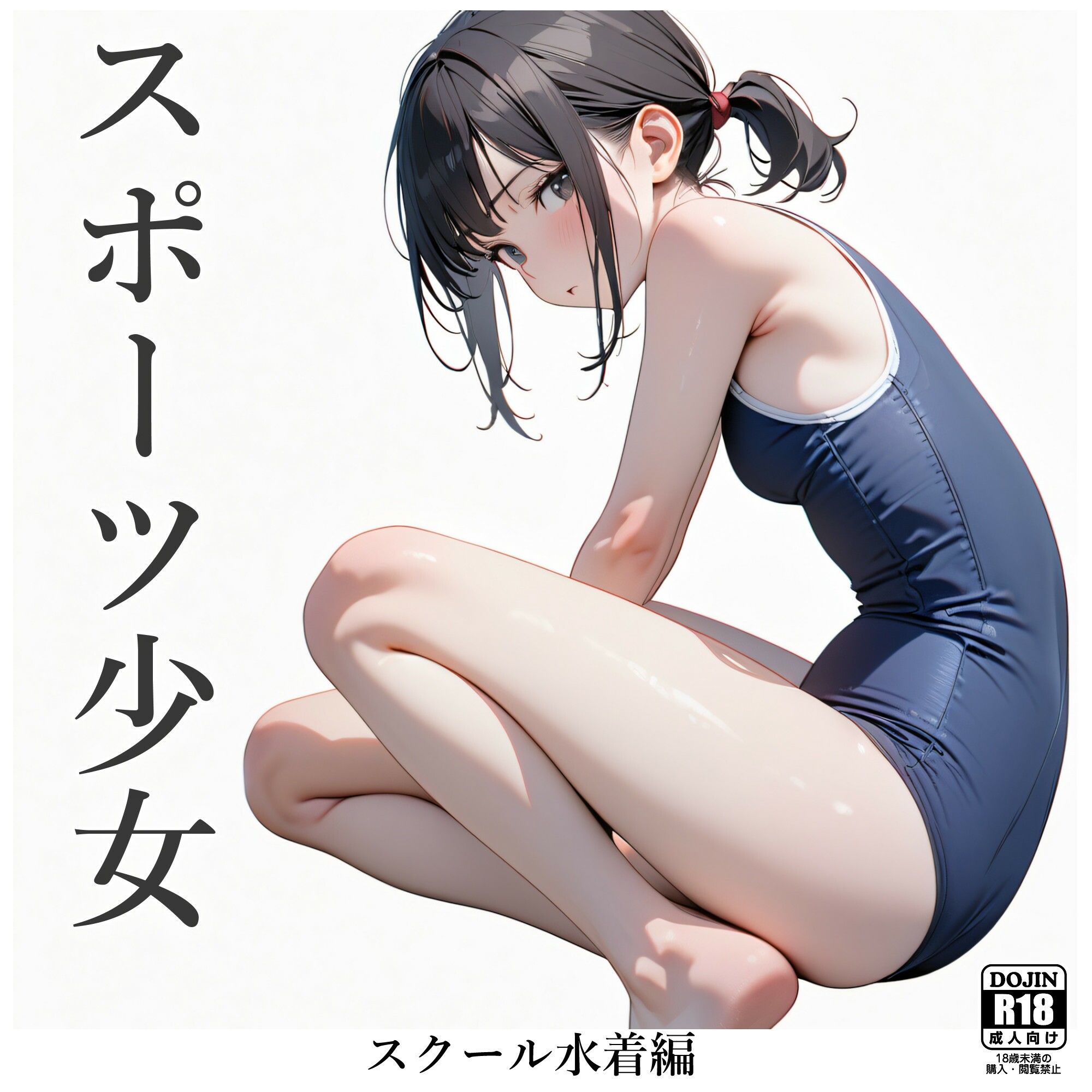 サンプル画像2:スポーツ少女 【スクール水着編】(電脳戯画) [d_399807]