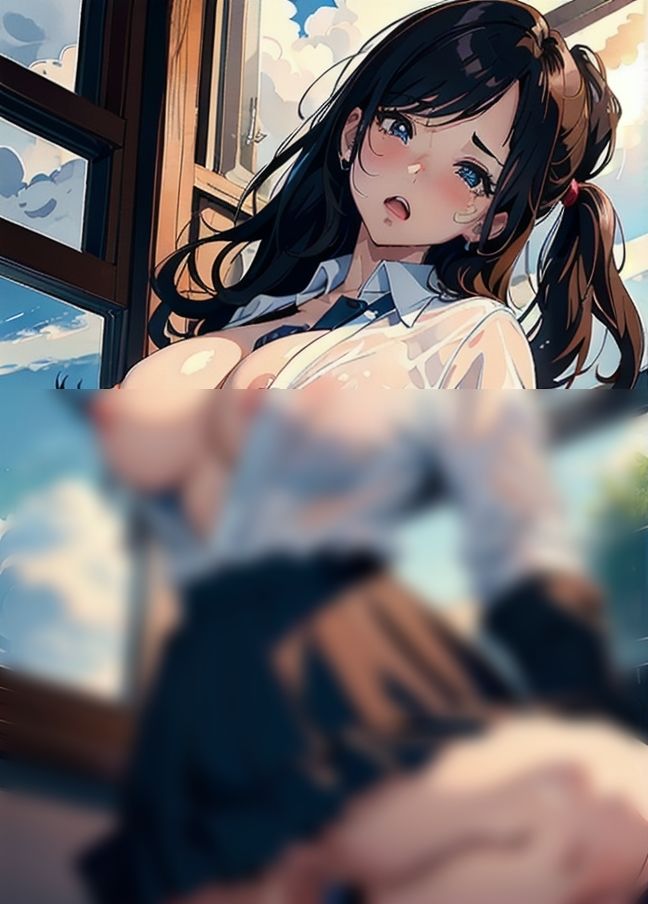 サンプル画像3:「もう、産まれそう…」変態女警官が野外せっくすで孕んだ…(真実はいつも1つ) [d_399809]