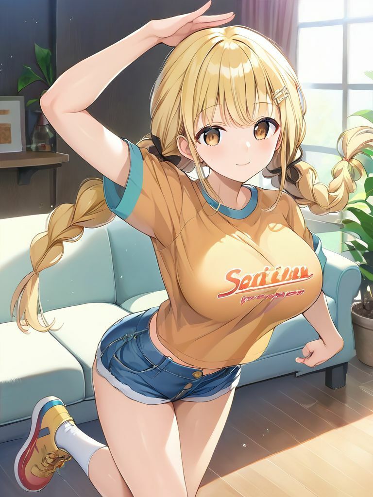 サンプル画像4:学園ア〇ドルマスター(川瀬と遊園地) [d_399838]