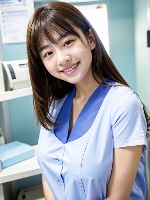 サンプル画像2:AI着衣系ナース画像集(surrealist) [d_399877]