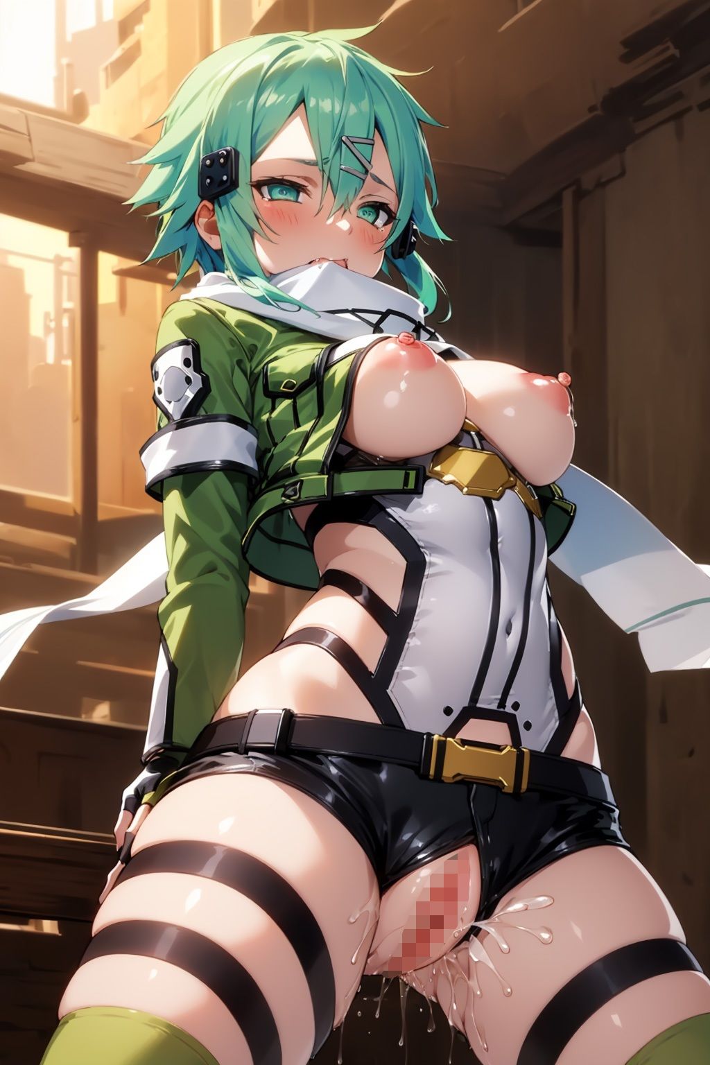 サンプル画像2:ソードアートオンライン – シノンの独り遊び GGO編 -(AI Innovation) [d_399954]