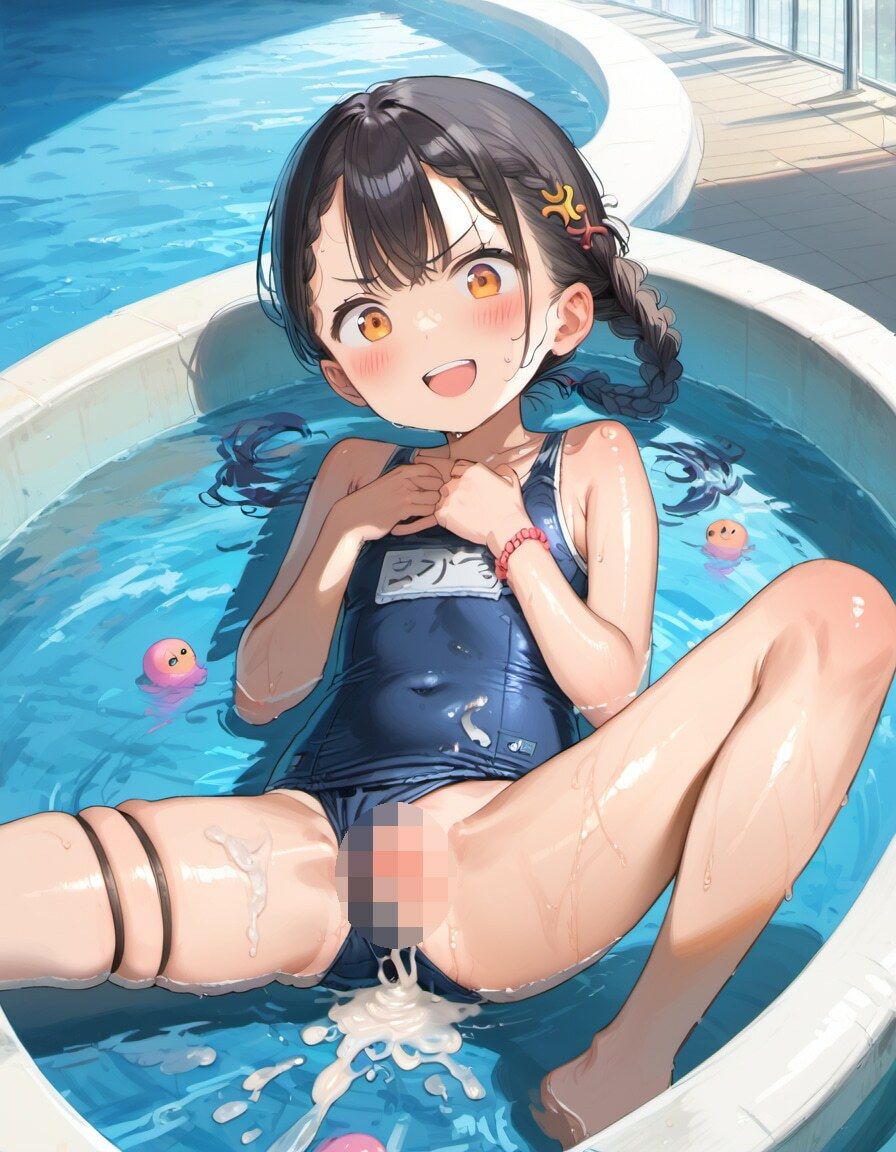 処女スク水 孕ませ中出しのサンプル画像 6