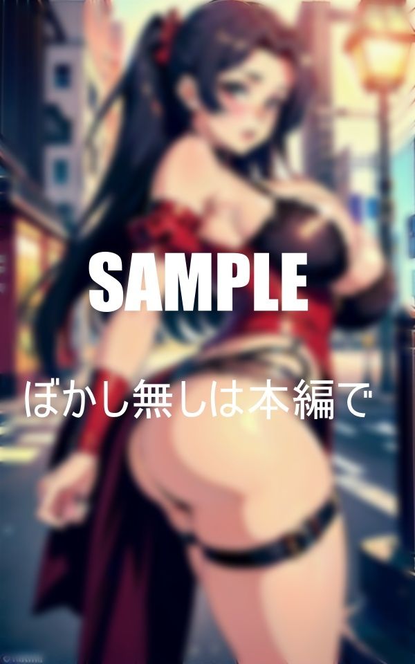 サンプル画像4:街中で男を物色ガーターベルト痴女たちの淫靡な誘惑(3サークル) [d_399990]