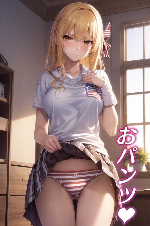 サンプル画像3:嫌な顔でスカートたくし上げてパンツ見せる娘〜テニスウェア編〜(AIパンツ部) [d_400012]