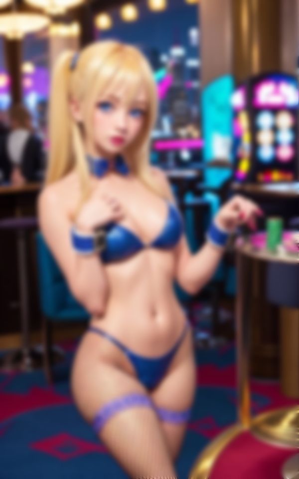 サンプル画像3:新しく配属された外国人金髪コスプレバニーガールがエロすぎる…。(AIジェネレーション) [d_400103]