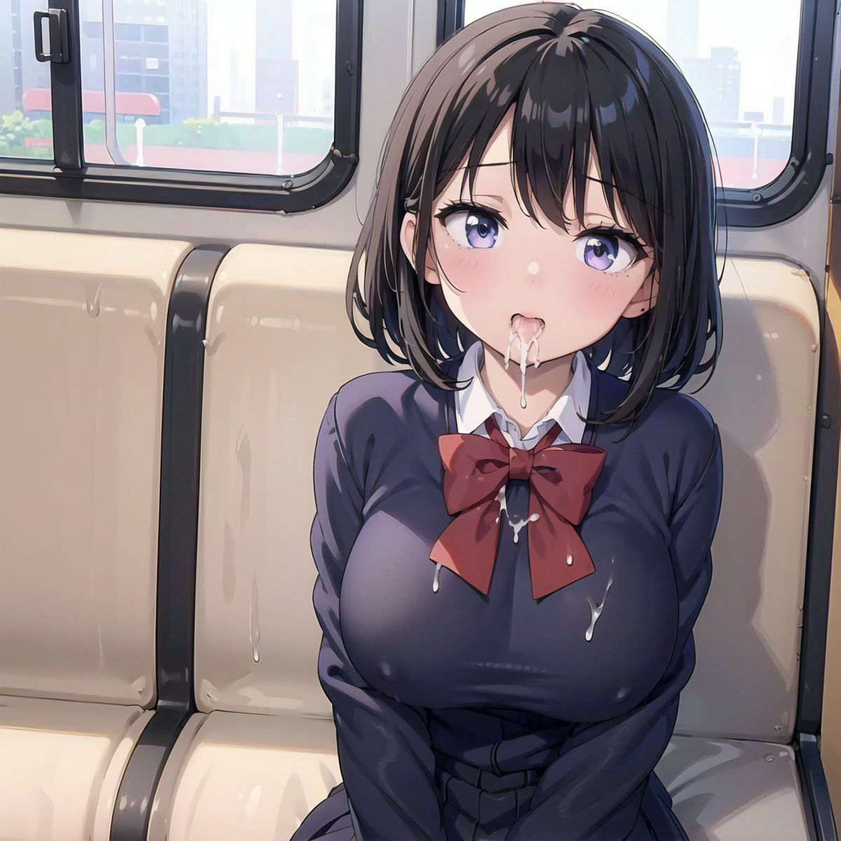 サンプル画像5:痴●電車→排卵日の発情JKは めちゃくちゃエロい(みかさ屋) [d_400131]