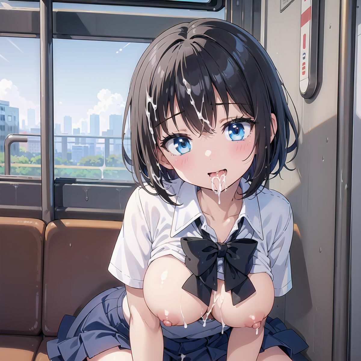 サンプル画像6:痴●電車→排卵日の発情JKは めちゃくちゃエロい2(みかさ屋) [d_400134]