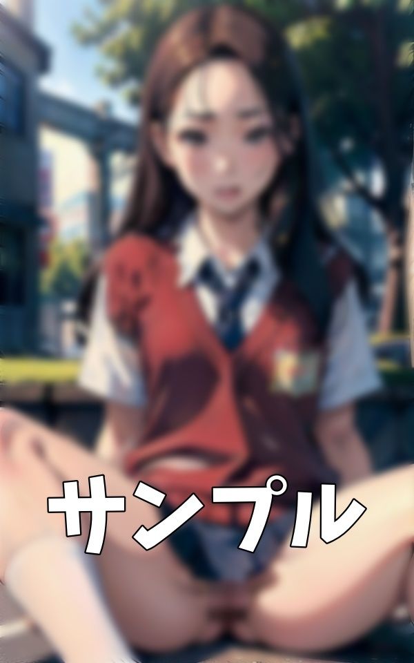 サンプル画像4:JKのスカートの中特集！おパンツを脱がせて野外でおまんこくぱぁさせる援交スペシャル！(寝る前に読みたくなる大人のエロ本) [d_400196]