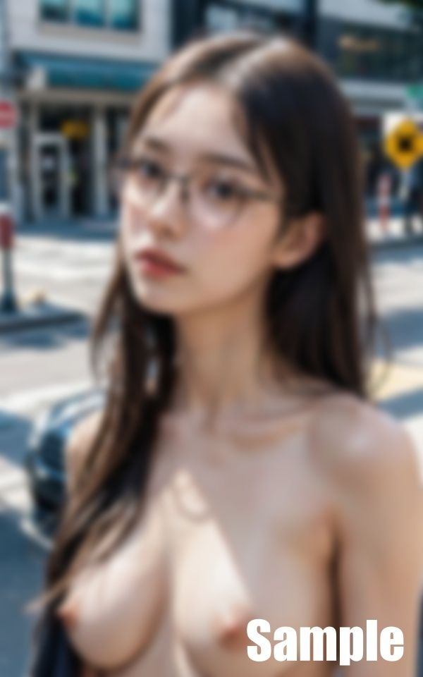 サンプル画像3:メガネだけは外せない女子(にゅるんべるく) [d_400205]