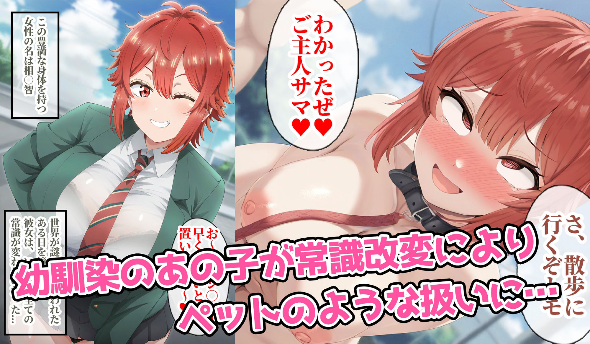 サンプル画像1:相○智がペットになっている事が当たり前の世界(グレニンジャジャ) [d_400267]