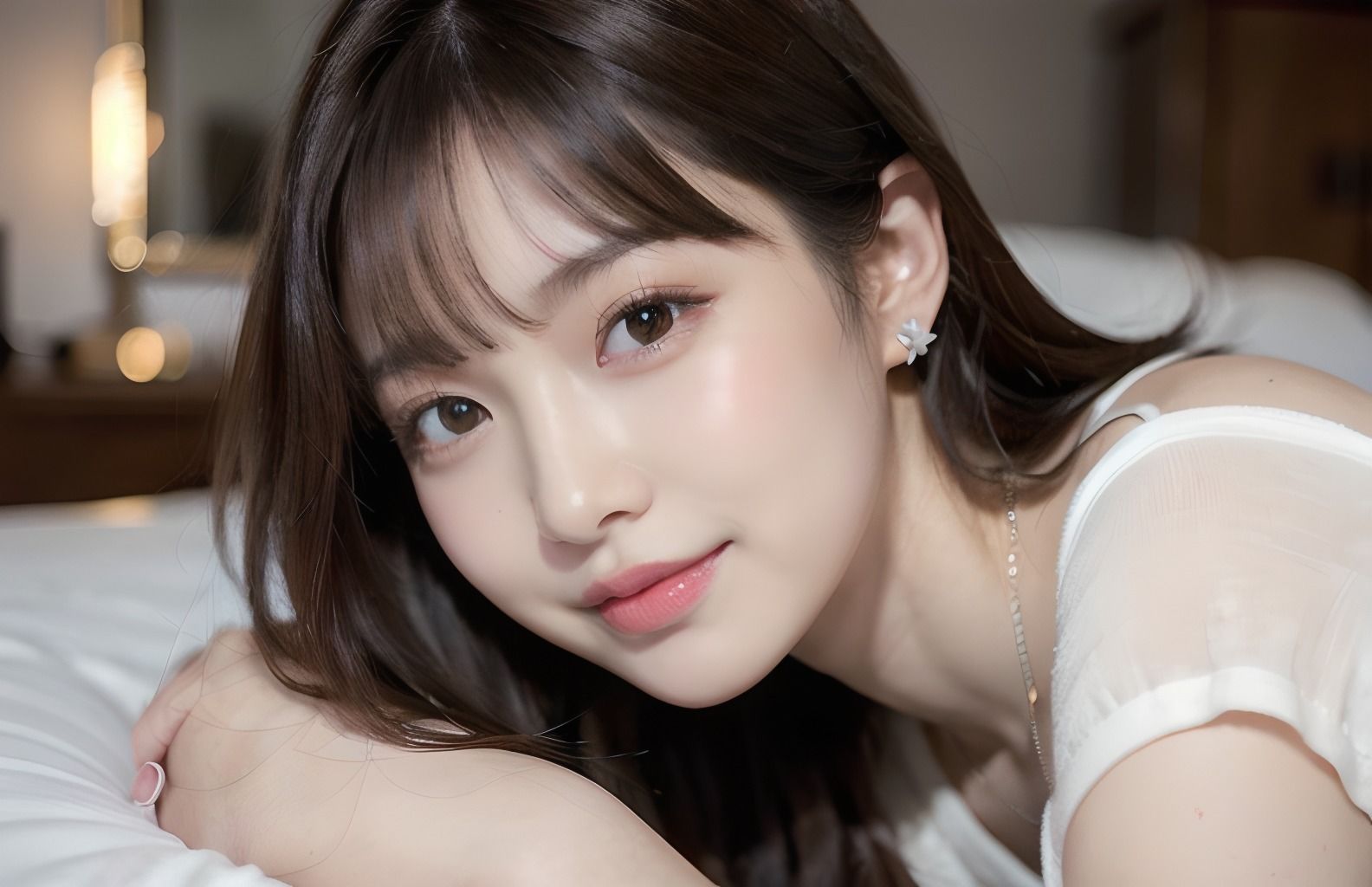 サンプル画像3:オトコの夢物語(AIコスプレ美女) [d_400284]