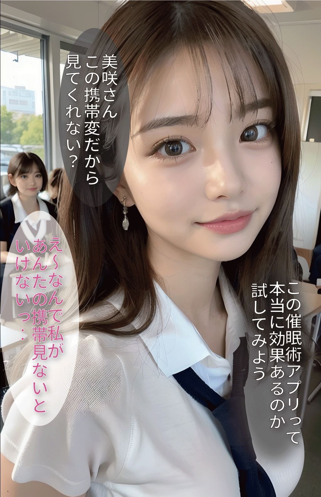 サンプル画像1:催●アプリでオナペット(AIコスプレ美女) [d_400305]