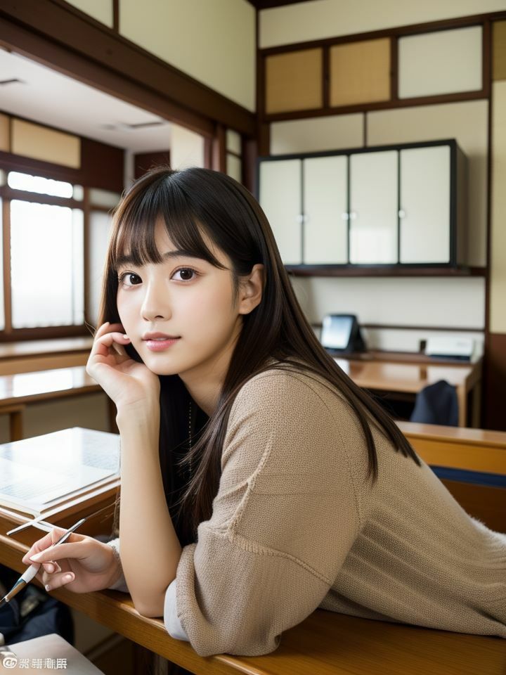 サンプル画像2:大学同期のくそエロビッチとイチャイチャ勉強会？(シンちゃん) [d_400321]