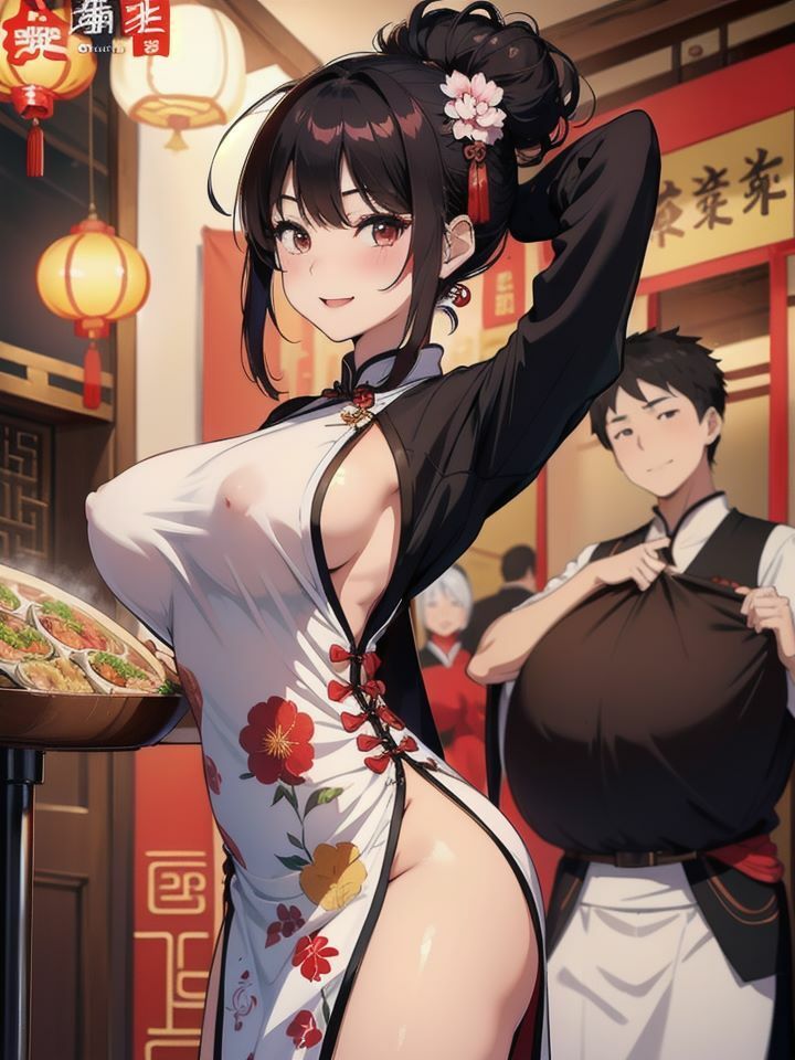 サンプル画像4:俺の妾の中華娘は誰にも誘惑する無問題のくそビッチ美女(キンスイ) [d_400325]