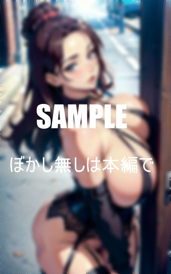 サンプル画像4:街中で若い男を物色ガーターベルト痴女たち(3サークル) [d_400411]