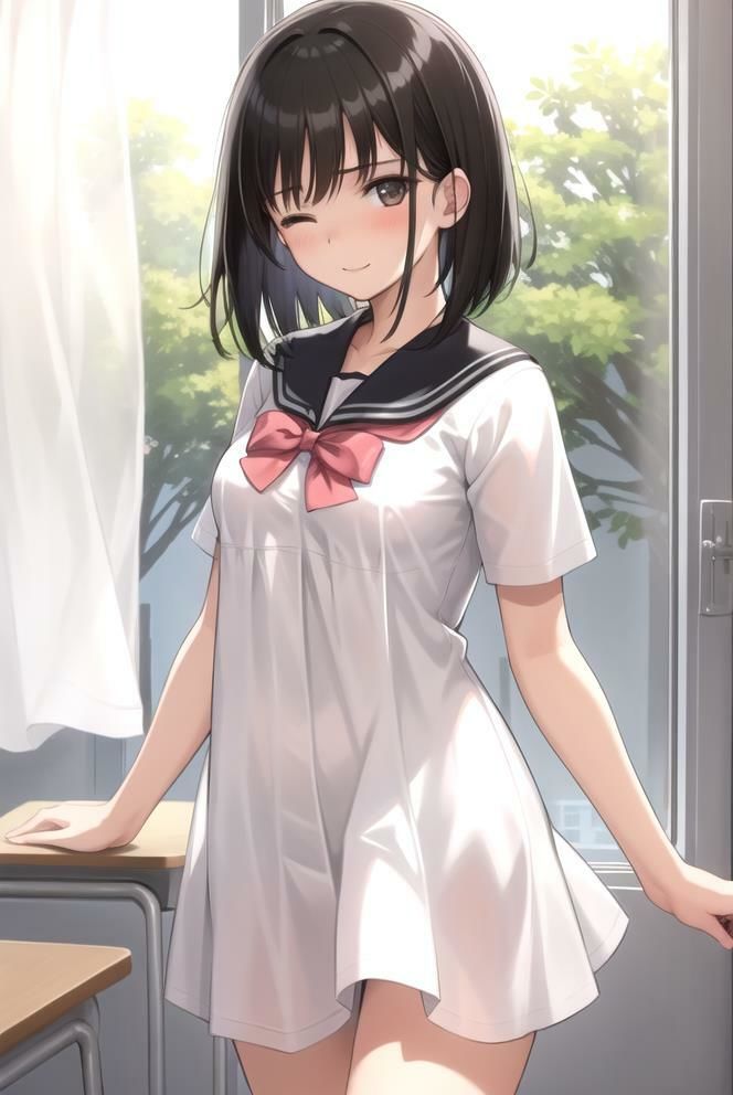 サンプル画像2:【あつがりな私たち】 地球温暖化は深刻化 日本の南に位置する私たちの学校は サウナ状態 服より命を優先した私達が直面したのは カラダの温暖化問題でした・・ ＃10(スタジオかぐや) [d_400454]