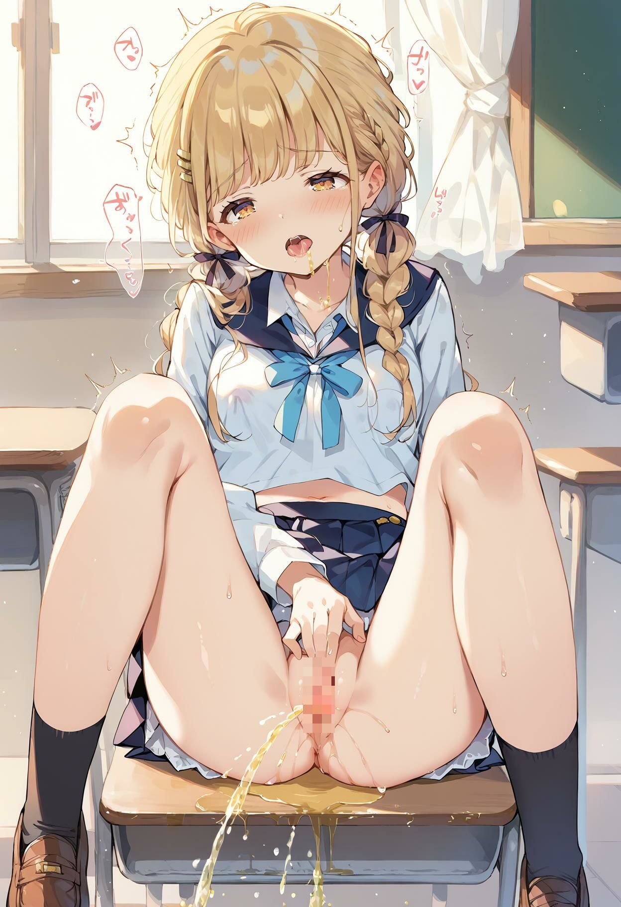 サンプル画像2:【女子校生の藤◯こ◯ね】オナニーで大量オシッコ(AI_Pussy) [d_400489]