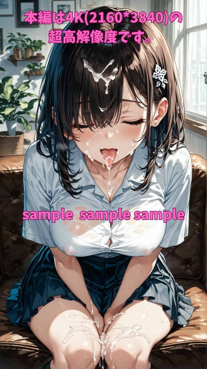 サンプル画像3:可愛い子には精液をかけよ！2 〜美少女にはザーメンパックで精液メイクが一番似合う〜(Fetish AI) [d_400493]