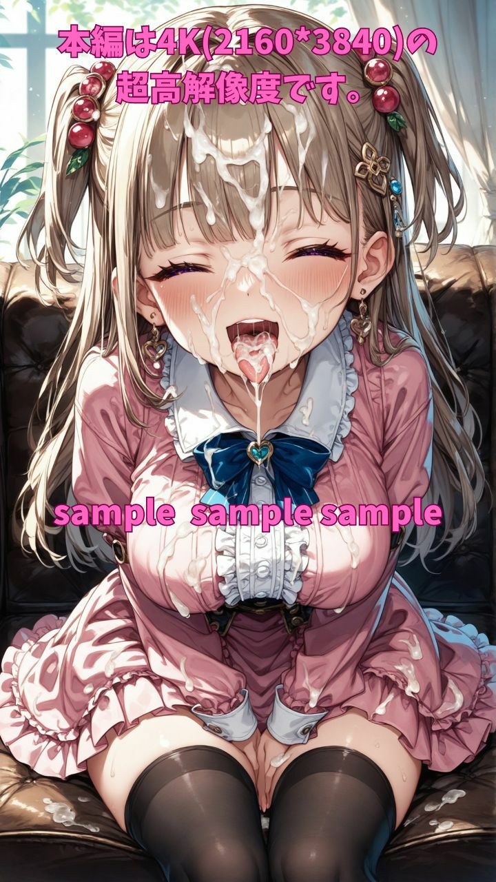 サンプル画像6:可愛い子には精液をかけよ！2 〜美少女にはザーメンパックで精液メイクが一番似合う〜(Fetish AI) [d_400493]