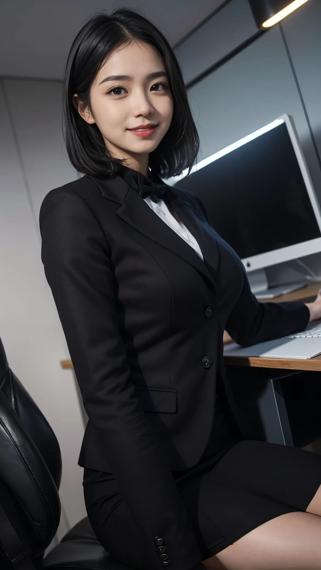 サンプル画像4:スケスケカメラで美人なOL先輩上司を撮影した結果(AI GAL 24) [d_400512]