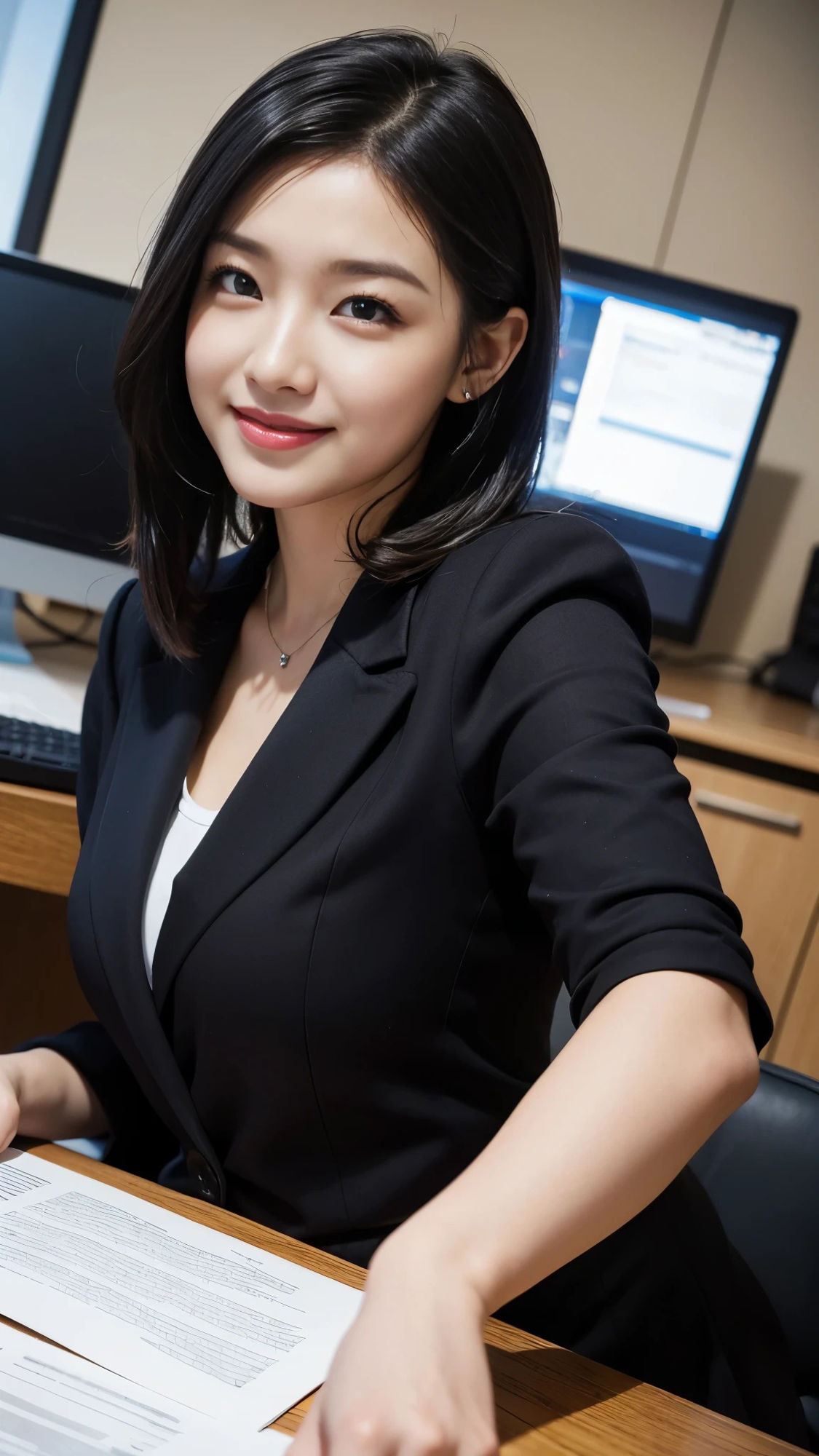 サンプル画像5:スケスケカメラで美人なOL先輩上司を撮影した結果(AI GAL 24) [d_400512]