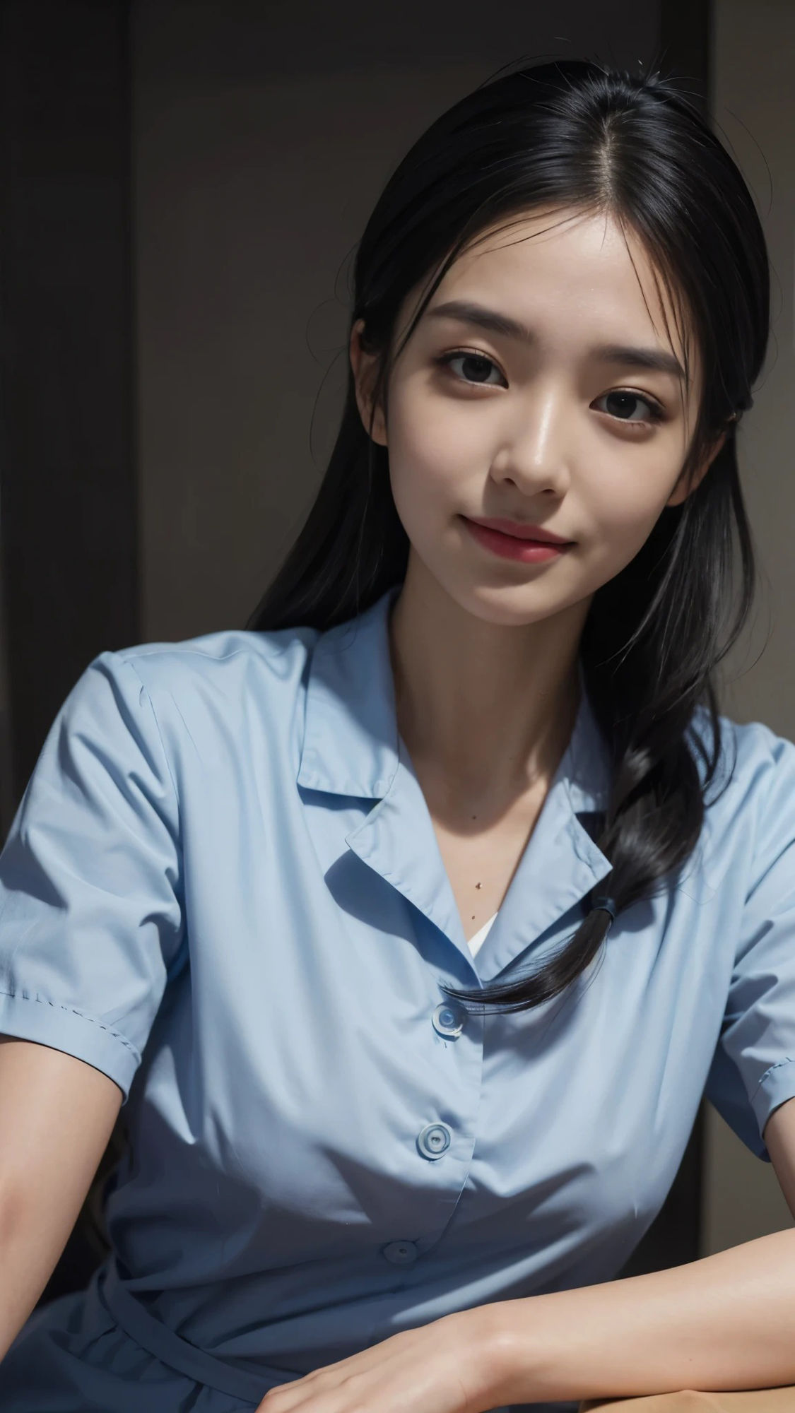 サンプル画像1:スケスケカメラで美人な新米看護師さんを撮影した結果(AI GAL 24) [d_400516]