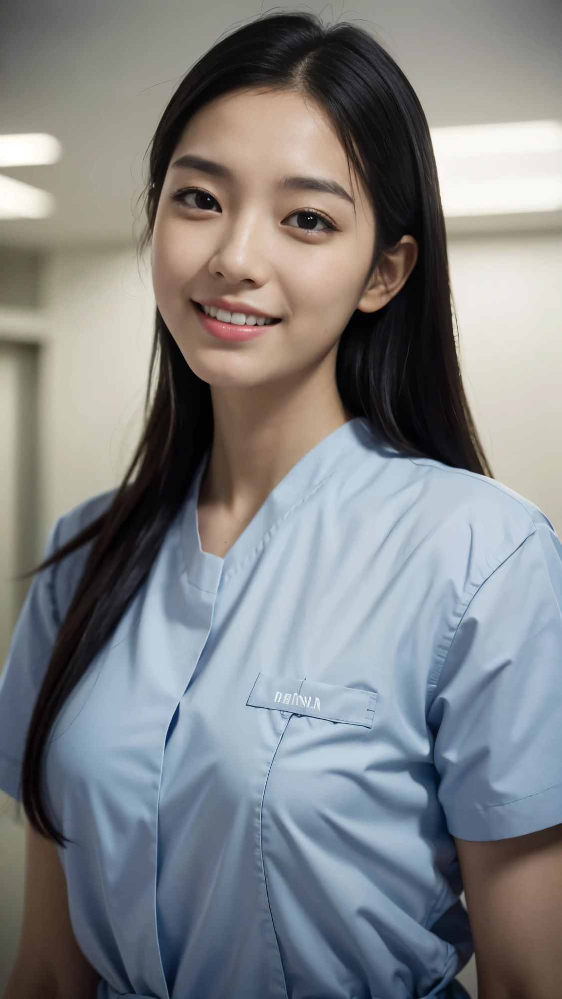サンプル画像2:スケスケカメラで美人な新米看護師さんを撮影した結果(AI GAL 24) [d_400516]