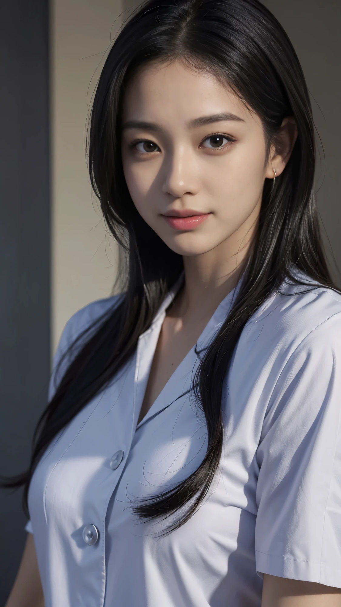 サンプル画像5:スケスケカメラで美人な新米看護師さんを撮影した結果(AI GAL 24) [d_400516]