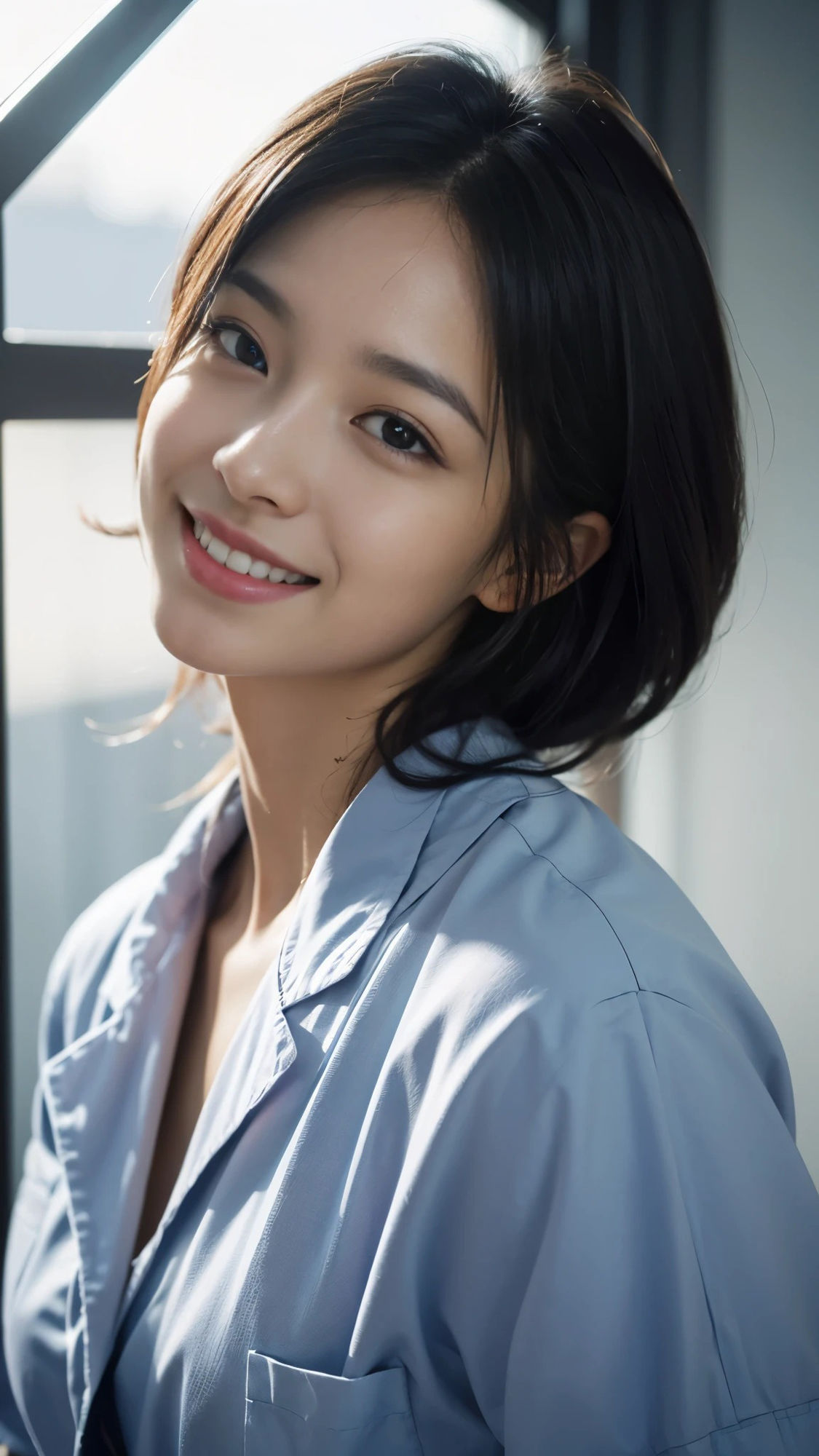 サンプル画像6:スケスケカメラで美人な新米看護師さんを撮影した結果(AI GAL 24) [d_400516]