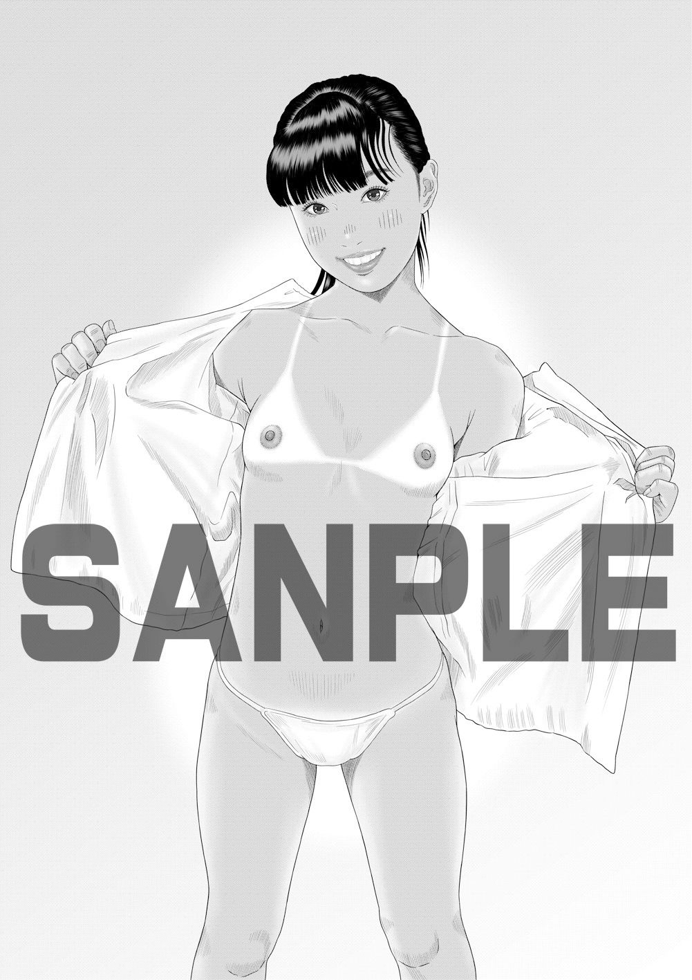 サンプル画像2:美少女羞恥、開脚、破廉恥図画集 vol.8(あんくカフェ) [d_400535]