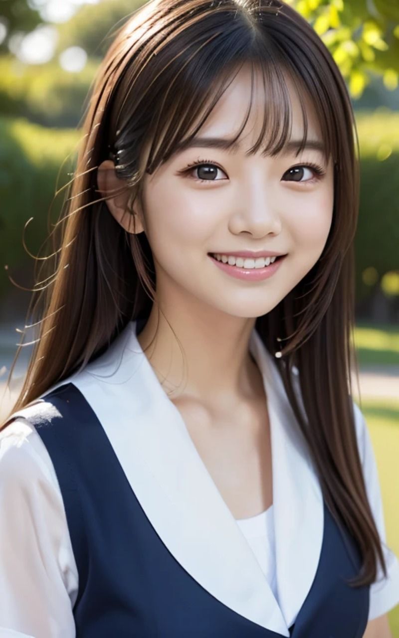 サンプル画像2:AI激カワ美少女 女子校生編(AI KE26) [d_400574]