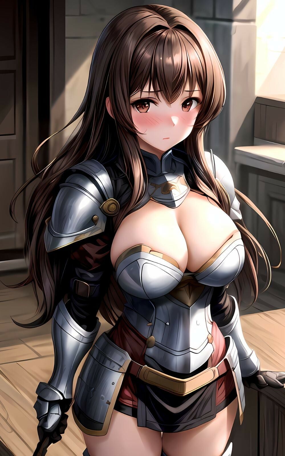 サンプル画像1:女戦士も俺の前ではただのHな女の子な件(Aidoll) [d_400576]