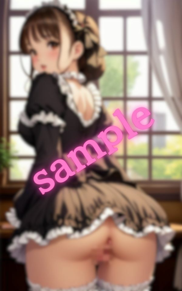 サンプル画像2:美少女が働くノーパンメイド喫茶で綺麗なお尻を見せてもらった(ビチョビチョクラブ) [d_400579]