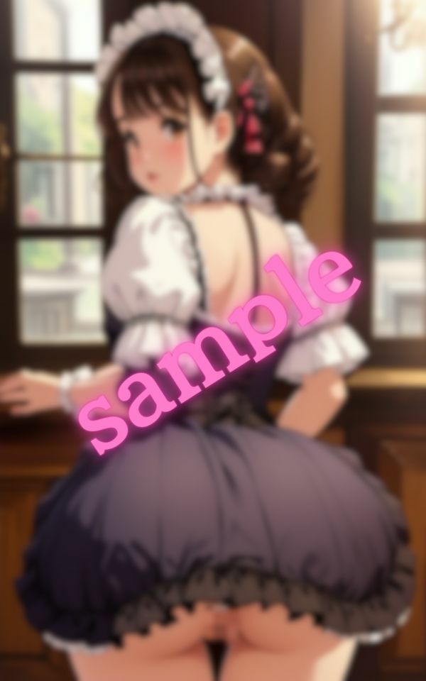 サンプル画像3:美少女が働くノーパンメイド喫茶で綺麗なお尻を見せてもらった(ビチョビチョクラブ) [d_400579]